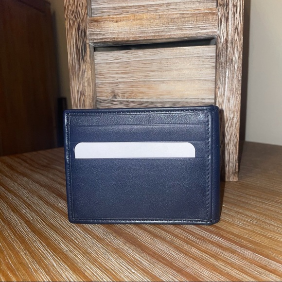 Gucci MicroGuccissima GG Logo Blue Leather Wallet with Removable Insert - Picture 12 of 16